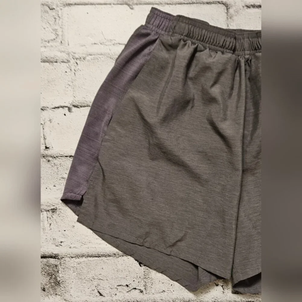Nike Dri Fit Running Shorts Women's Medium Gray Athletic Activewear